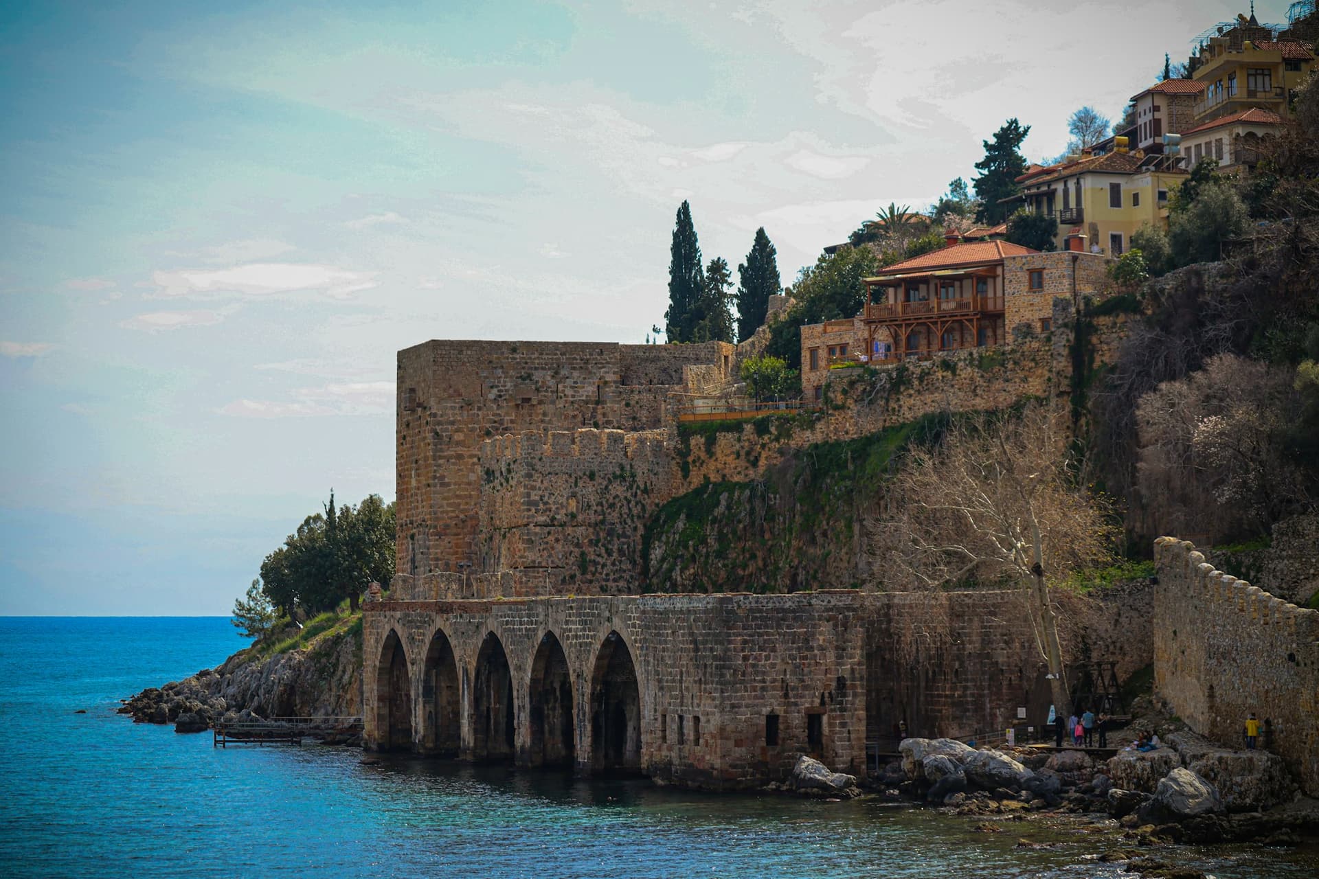 Alanya Kalesi ve deniz